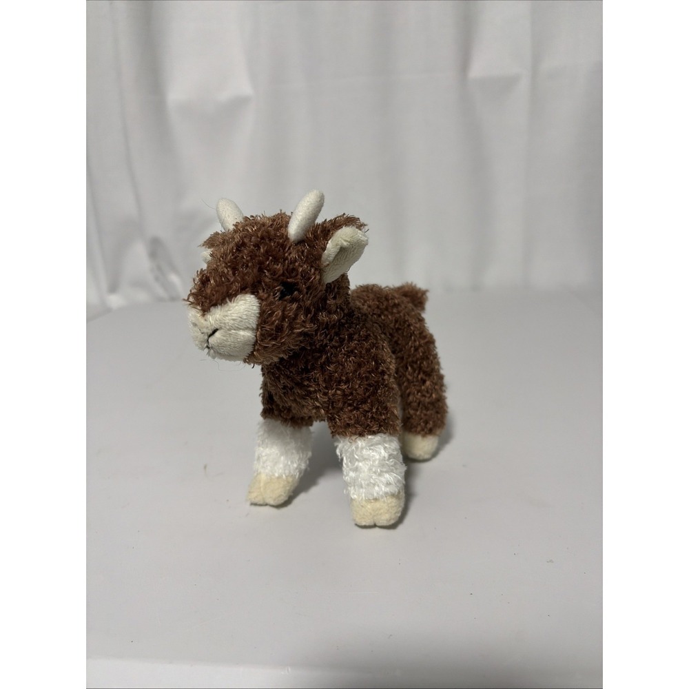 Douglas Cuddle Toys Buffy Brown Baby Goat Plush Stuffed Animal 2022 Small 7"